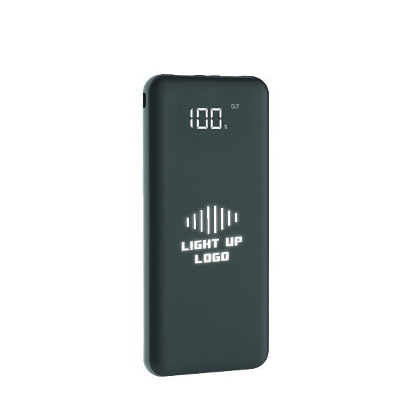  10000 mAh Işıklı Wireless Göstergeli Kauçuk Powerbank K300